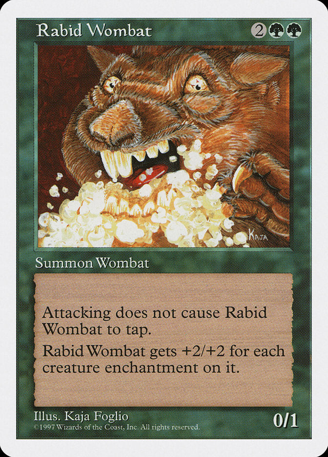 {C} Rabid Wombat [Fifth Edition][5ED 319]