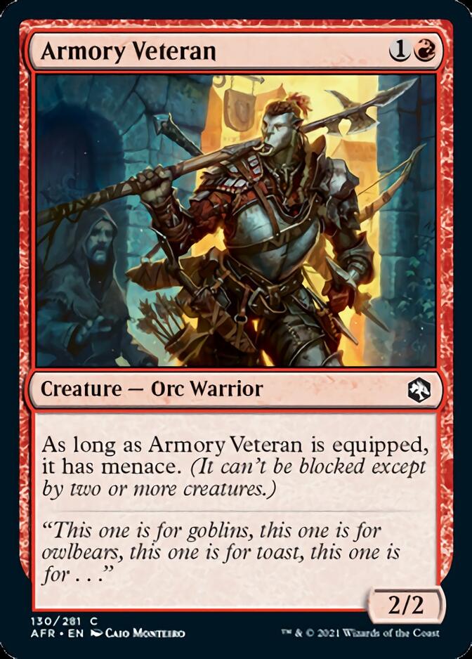 {C} Armory Veteran [Dungeons & Dragons: Adventures in the Forgotten Realms][AFR 130]