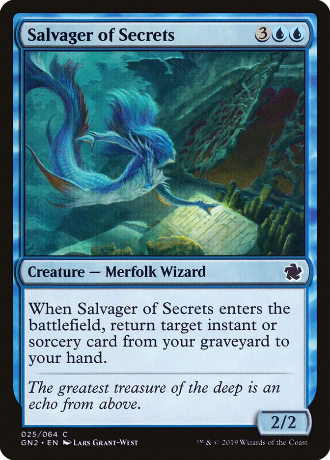 {C} Salvager of Secrets [Game Night 2019][GN2 025]