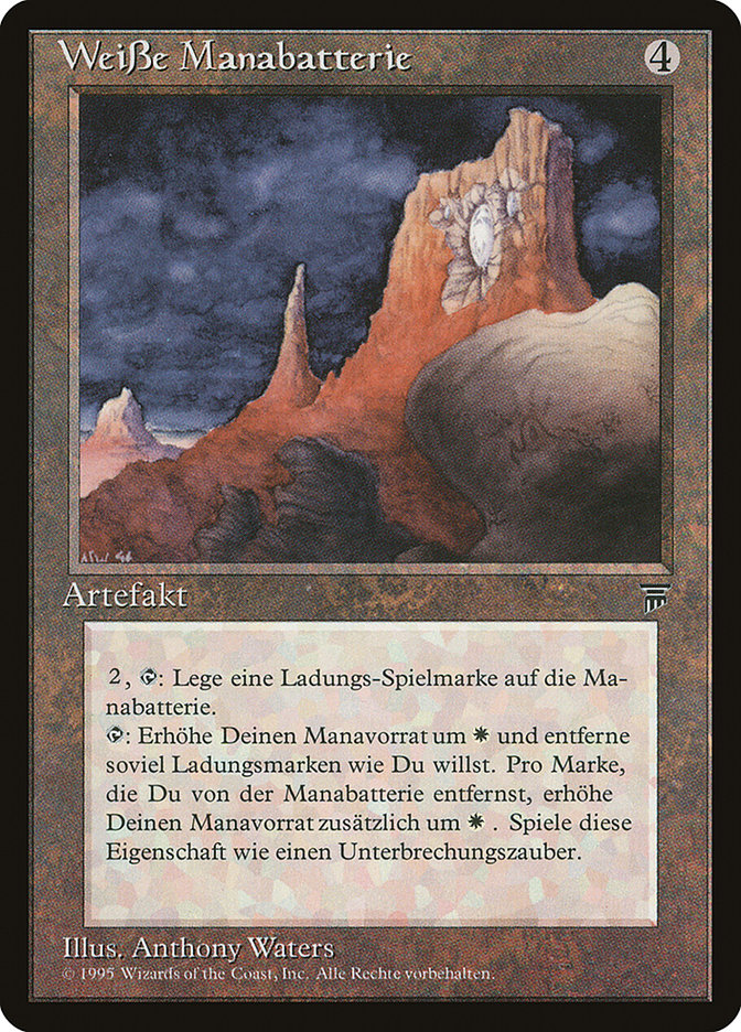{C} White Mana Battery (German) - "WeiBe Manabatterie" [Renaissance][REN 168]