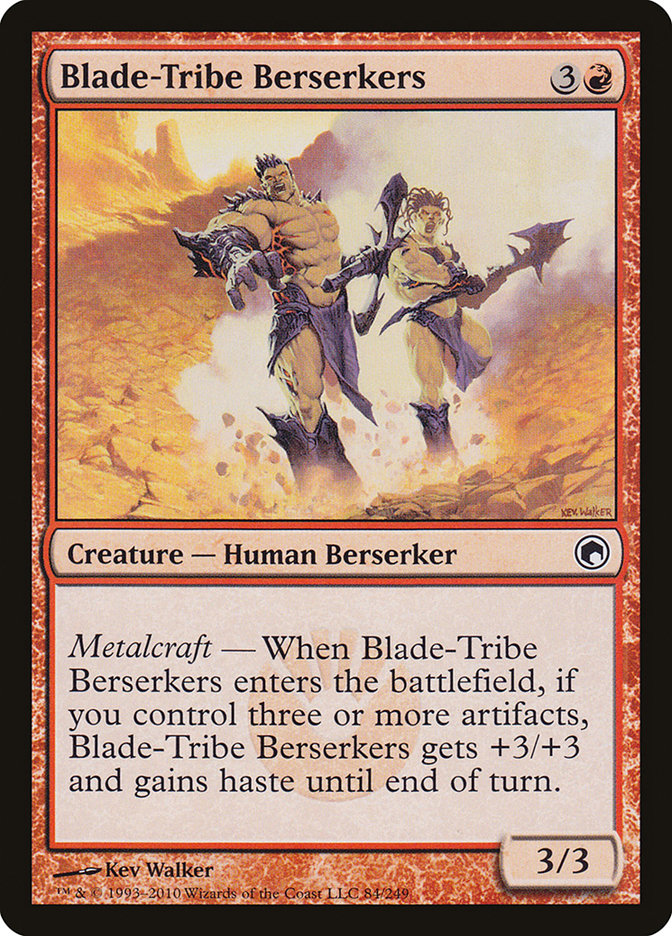 {C} Blade-Tribe Berserkers [Scars of Mirrodin][SOM 084]