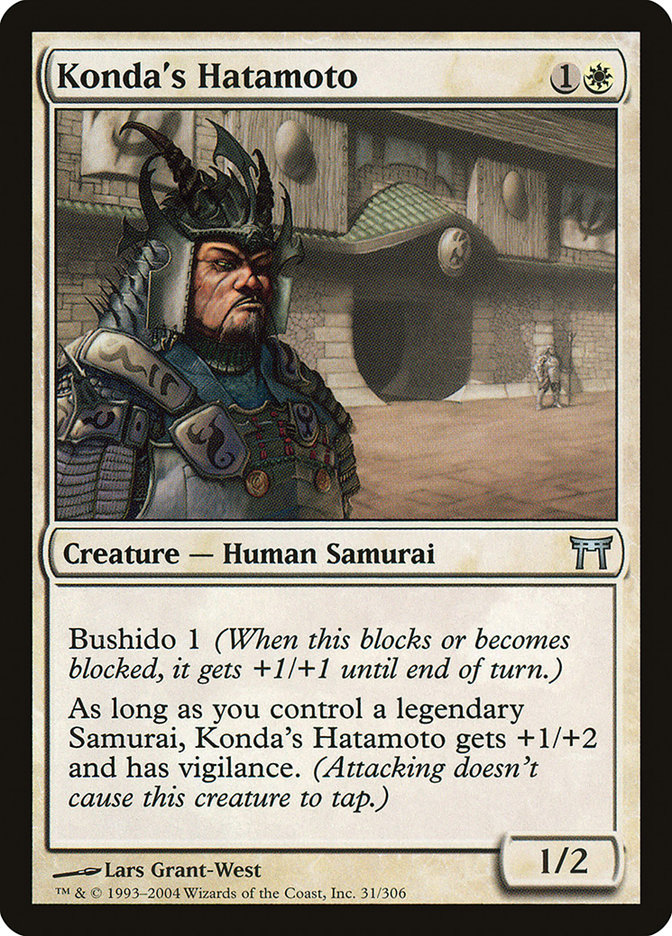 {C} Konda's Hatamoto [Champions of Kamigawa][CHK 031]