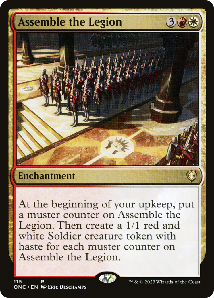{R} Assemble the Legion [Phyrexia: All Will Be One Commander][ONC 115]