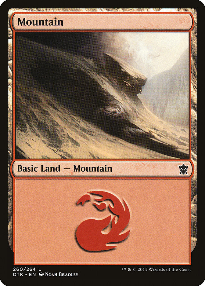 {B}[DTK 260] Mountain (260) [Dragons of Tarkir]