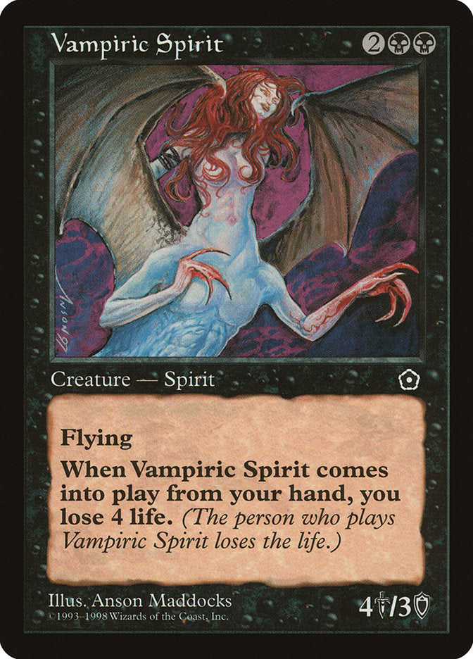 {R} Vampiric Spirit [Portal Second Age][PO2 090]