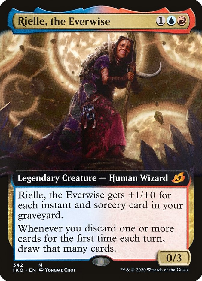 {R} Rielle, the Everwise (Extended Art) [Ikoria: Lair of Behemoths][IKO 342]