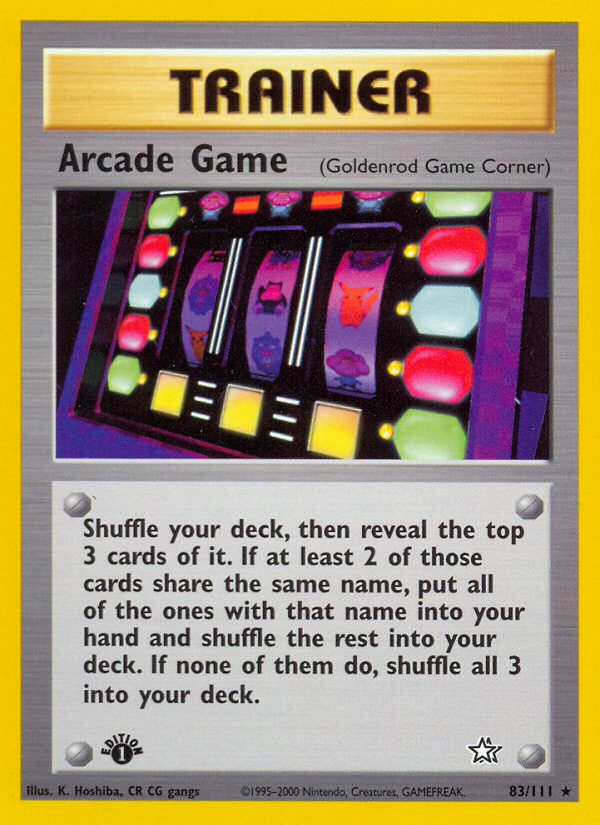 <PTR> Arcade Game (83/111) [Neo Genesis 1st Edition]