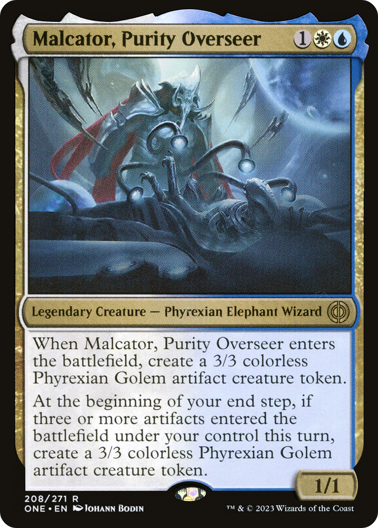 {@R} Malcator, Purity Overseer [Phyrexia: All Will Be One][ONE 208]