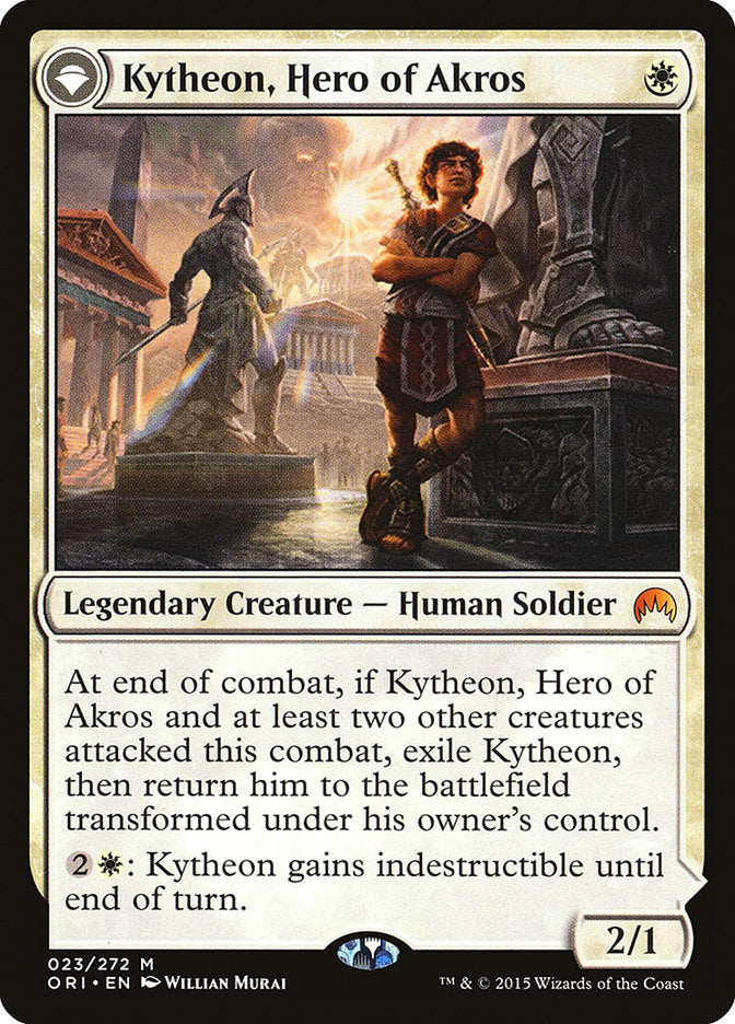 {R} Kytheon, Hero of Akros // Gideon, Battle-Forged [Magic Origins][ORI 023]