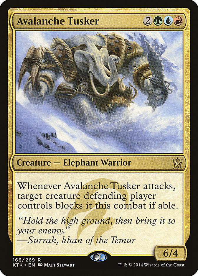 {R} Avalanche Tusker [Khans of Tarkir][KTK 166]
