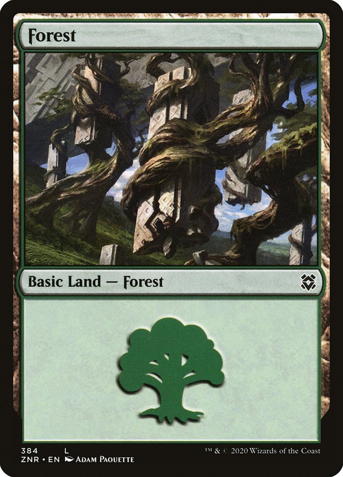 {B}[ZNR 384] Forest (384) [Zendikar Rising]