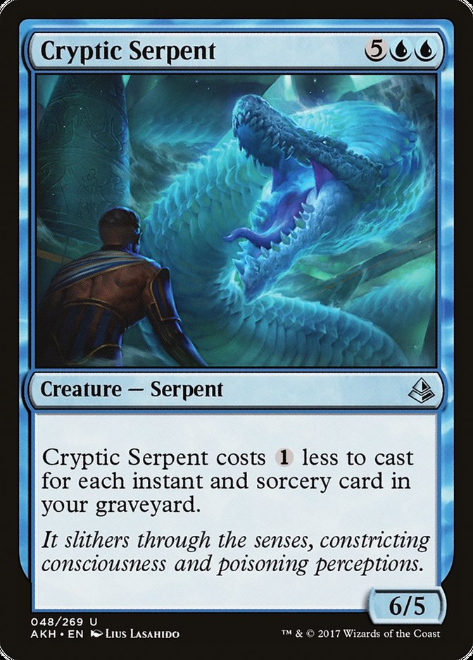 {C} Cryptic Serpent [Amonkhet][AKH 048]
