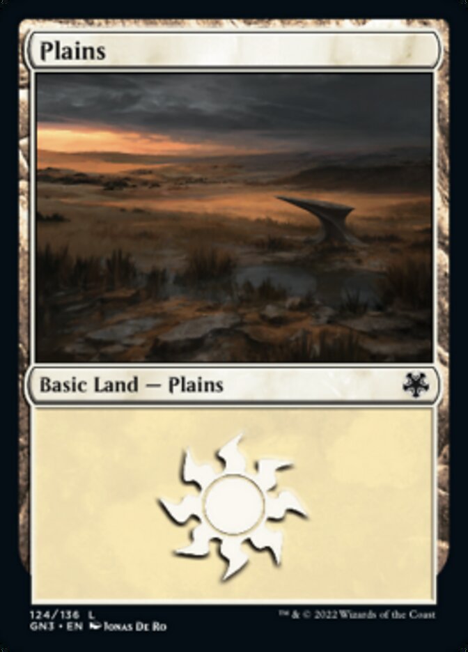 {B}[GN3 124] Plains (124) [Game Night: Free-for-All]