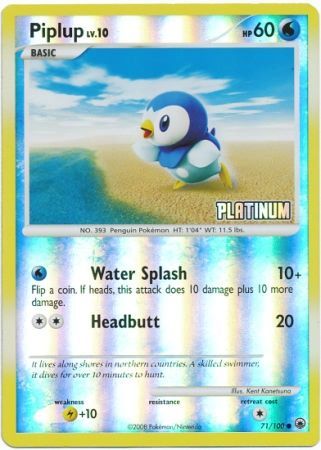 [PKM-R] Piplup (71/100) [Burger King Promos: 2009 Collection]