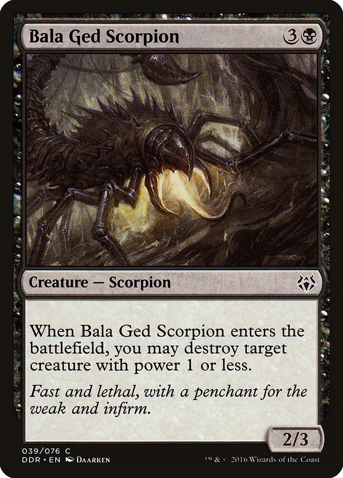 {C} Bala Ged Scorpion [Duel Decks: Nissa vs. Ob Nixilis][DDR 039]