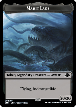 {T} Insect // Marit Lage Double-Sided Token [Dominaria Remastered Tokens][TDMR 10//4]