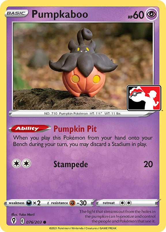 <PC> Pumpkaboo (076/203) [Prize Pack Series One]