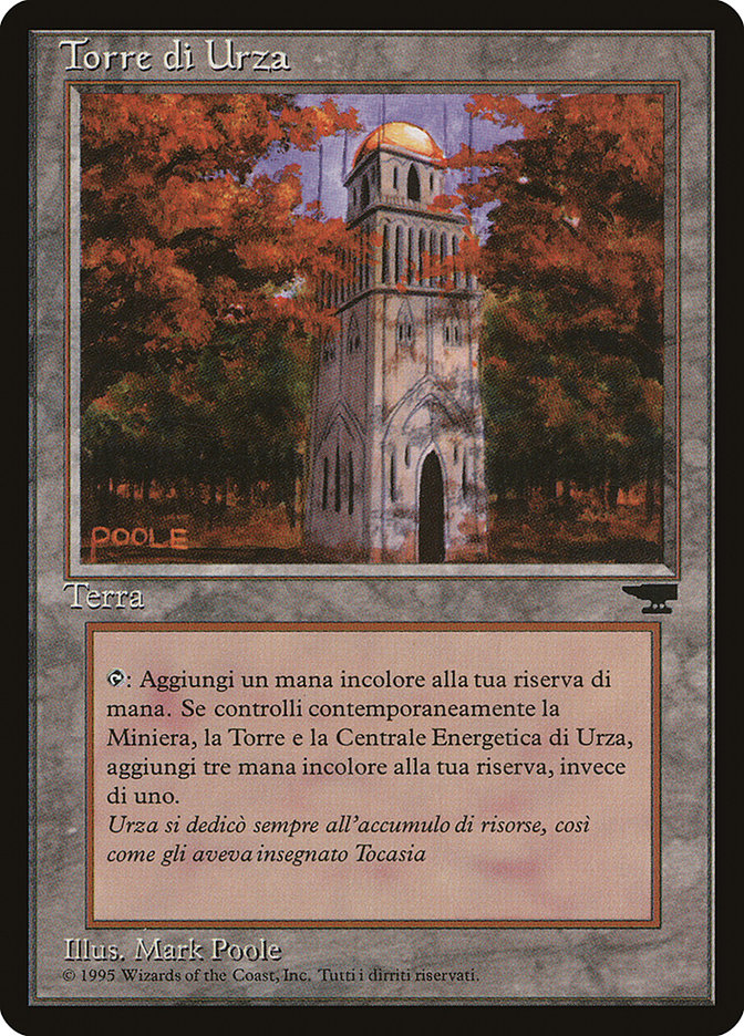 {C} Urza's Tower (Shore) (Italian) - "Torre di Urza" [Rinascimento][RIN 186]