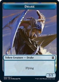 {T} Drake // Goblin Construct Double-sided Token [Zendikar Rising Tokens][TZNR 005]