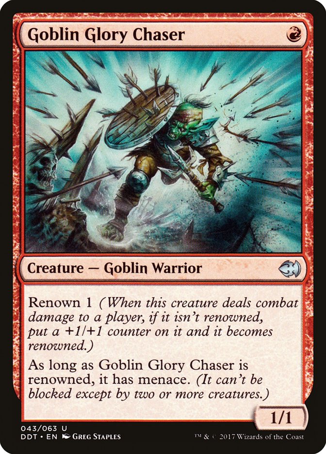 {C} Goblin Glory Chaser [Duel Decks: Merfolk vs. Goblins][DDT 043]