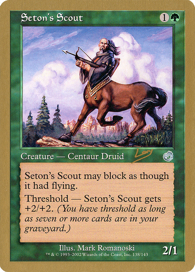 {C} Seton's Scout (Raphael Levy) [World Championship Decks 2002][GB WC02 RL138]