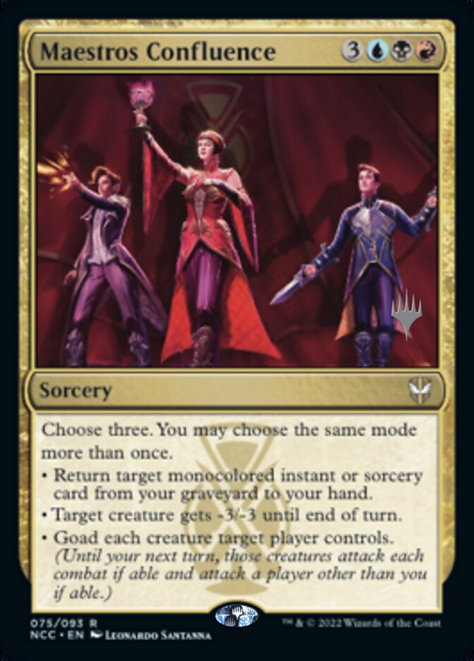 {R} Maestros Confluence (Promo Pack) [Streets of New Capenna Commander Promos][PP NCC 075]