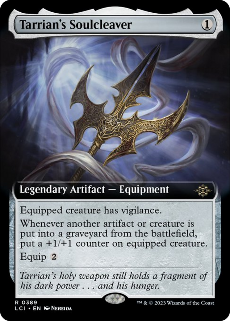 {@@LCI-R} Tarrian's Soulcleaver (Extended Art) [The Lost Caverns of Ixalan][LCI 389]