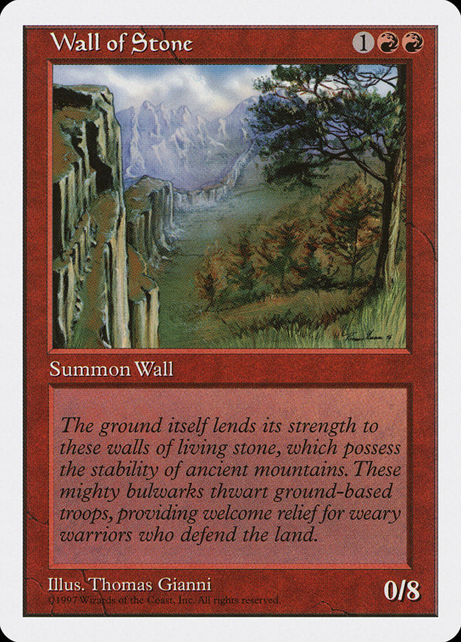 {C} Wall of Stone [Fifth Edition][5ED 274]
