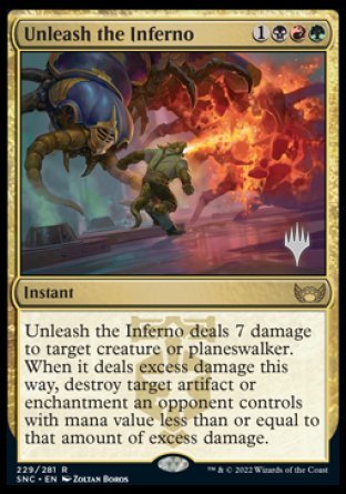 {@R} Unleash the Inferno (Promo Pack) [Streets of New Capenna Promos][PP SNC 229]