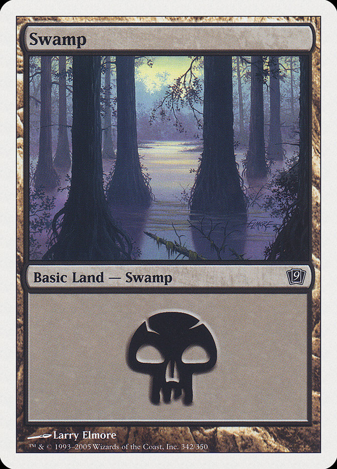 {B}[9ED 342] Swamp (342) [Ninth Edition]