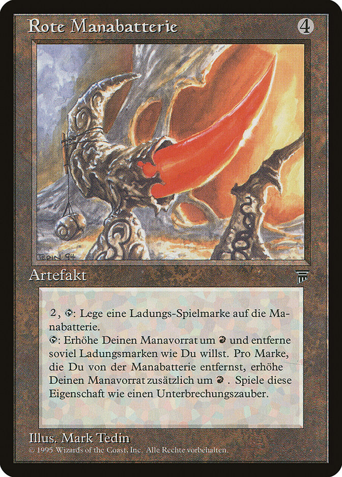 {C} Red Mana Battery (German) - "Rote Manabatterie" [Renaissance][REN 155]