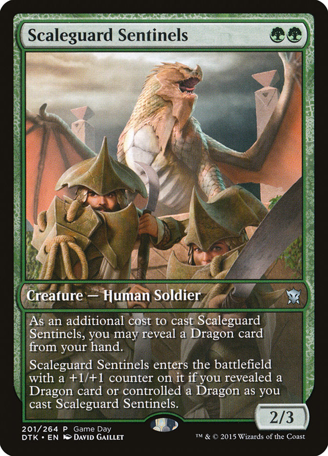 {C} Scaleguard Sentinels (Game Day) [Dragons of Tarkir Promos][PA DTK 201]