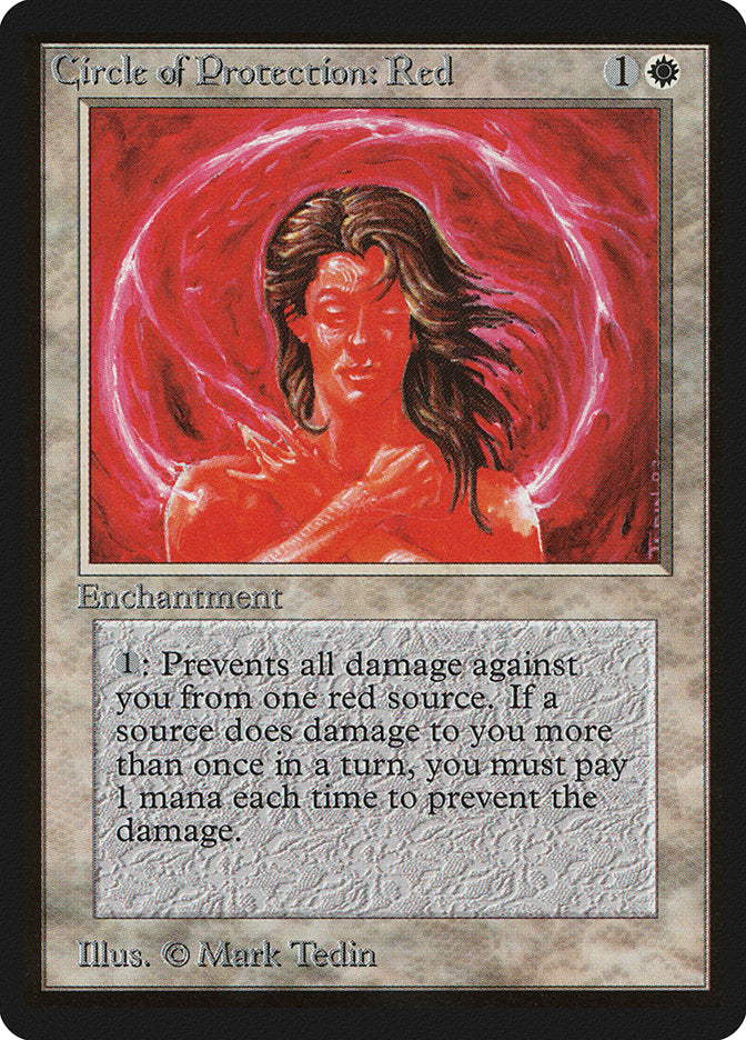 {C} Circle of Protection: Red [Beta Edition][LEB 013]