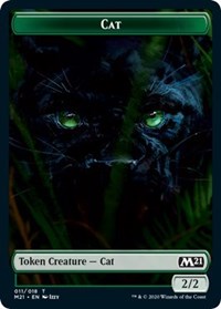 {T} Cat (011) // Goblin Wizard Double-sided Token [Core Set 2021 Tokens][TM21 011]