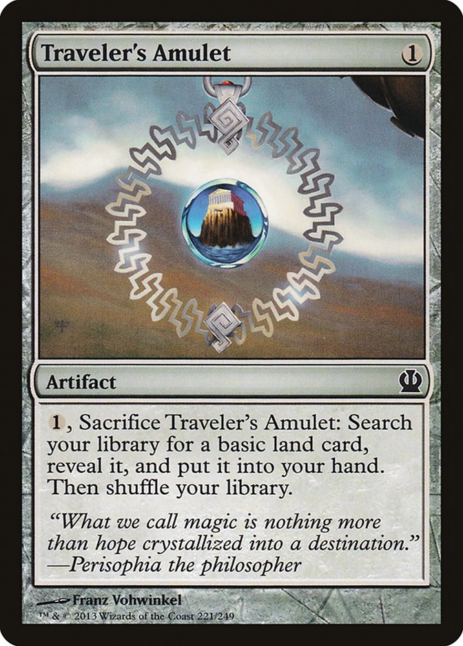 {C} Traveler's Amulet [Theros][THS 221]