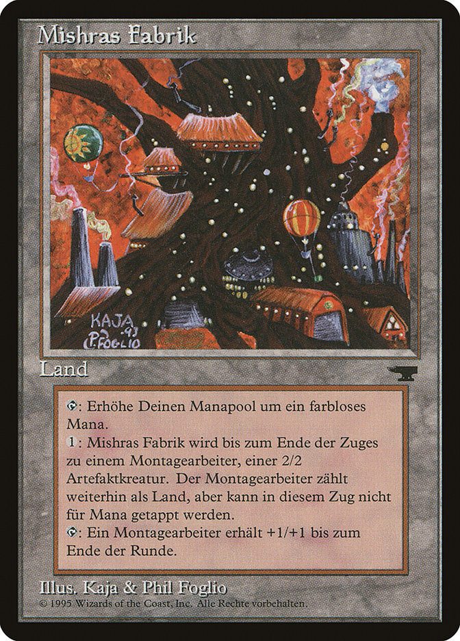 {C} Mishra's Factory (German) - "Mishras Fabrik" [Renaissance][REN 187]