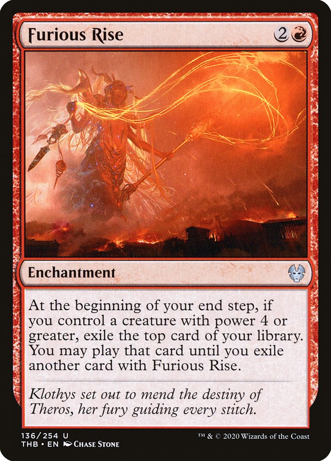 {C} Furious Rise [Theros Beyond Death][THB 136]