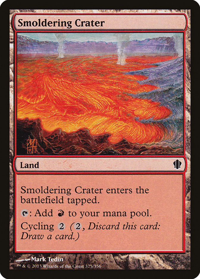 {C} Smoldering Crater [Commander 2013][C13 325]