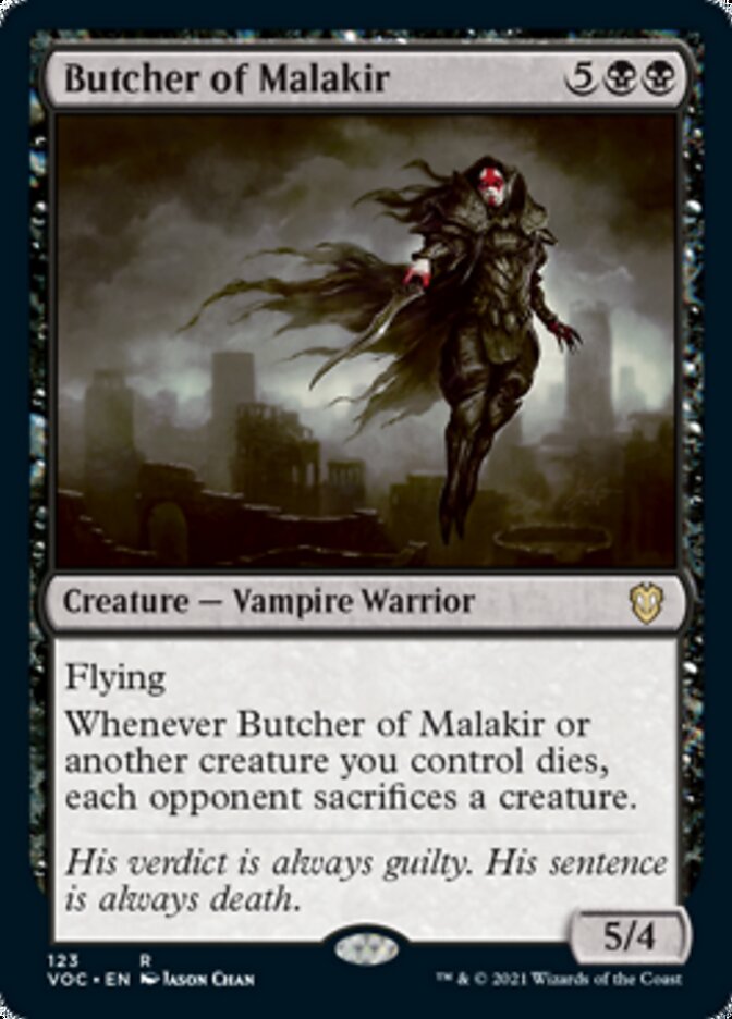 {R} Butcher of Malakir [Innistrad: Crimson Vow Commander][VOC 123]