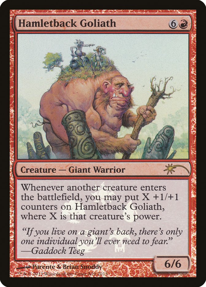 {R} Hamletback Goliath [Resale Promos][PA RES A10]