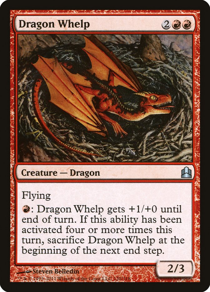 {C} Dragon Whelp [Commander 2011][CMD 120]