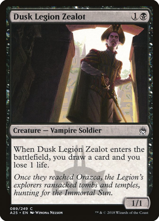 {C} Dusk Legion Zealot [Masters 25][A25 089]