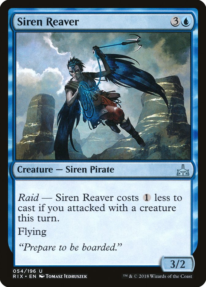 {C} Siren Reaver [Rivals of Ixalan][RIX 054]