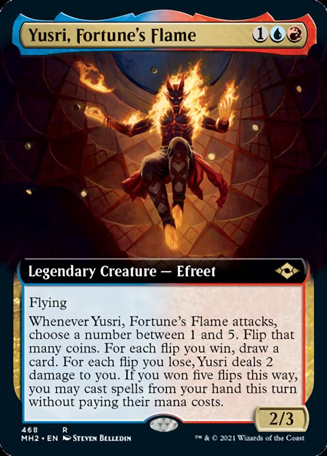 {R} Yusri, Fortune's Flame (Extended Art) [Modern Horizons 2][MH2 468]