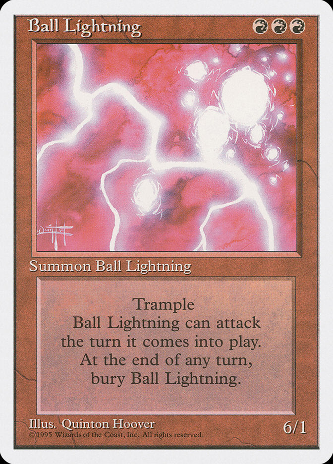 {R} Ball Lightning [Fourth Edition][4ED 176]