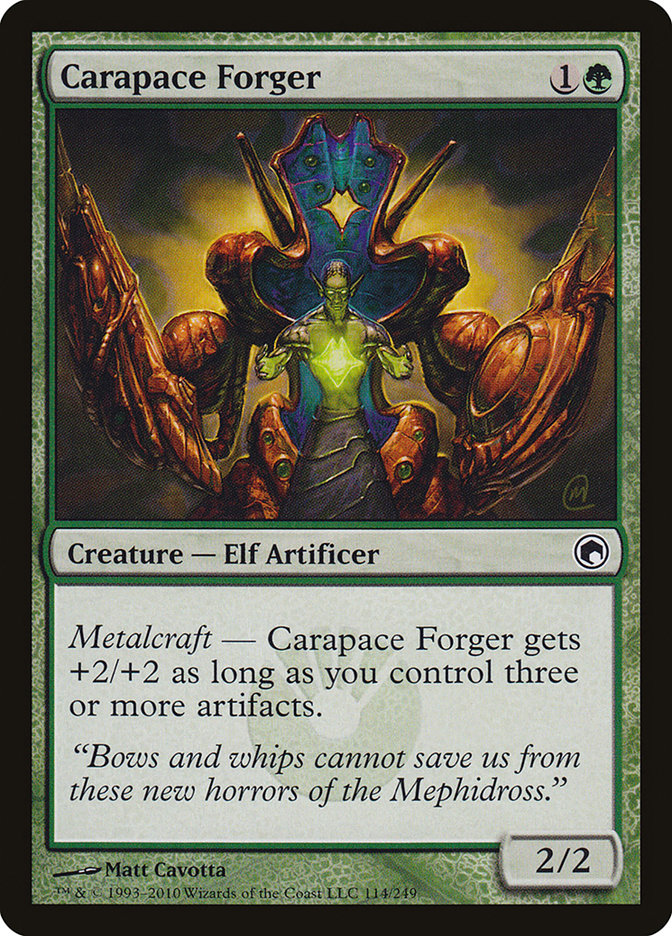 {C} Carapace Forger [Scars of Mirrodin][SOM 114]