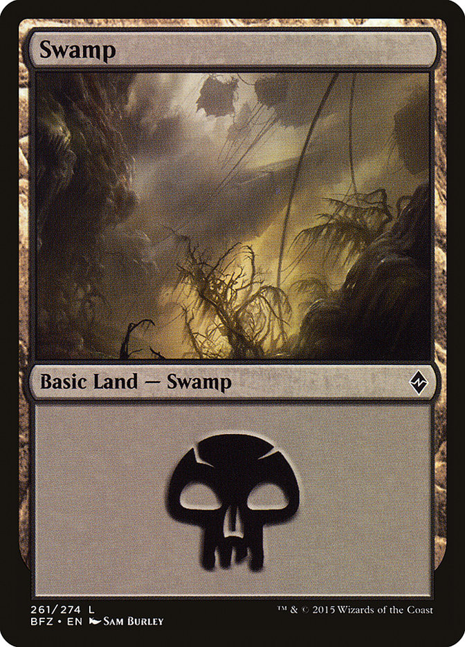 {B}[BFZ 261] Swamp (261a) [Battle for Zendikar]