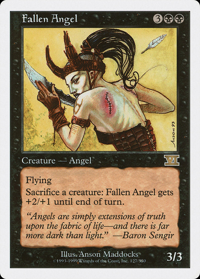 {R} Fallen Angel [Classic Sixth Edition][6ED 127]