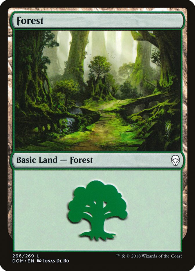 {B}[DOM 266] Forest (266) [Dominaria]