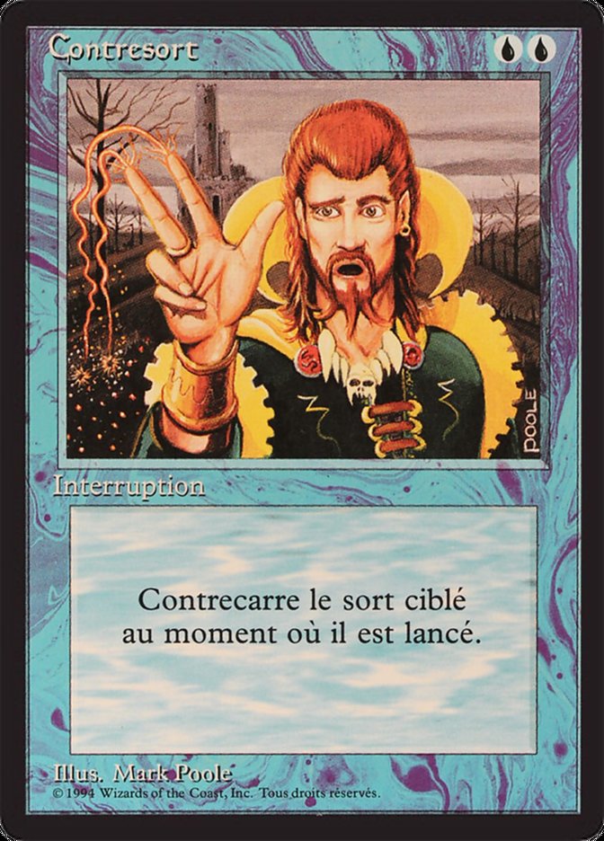 {F} Counterspell [Foreign Black Border][FBB 3ED 054]